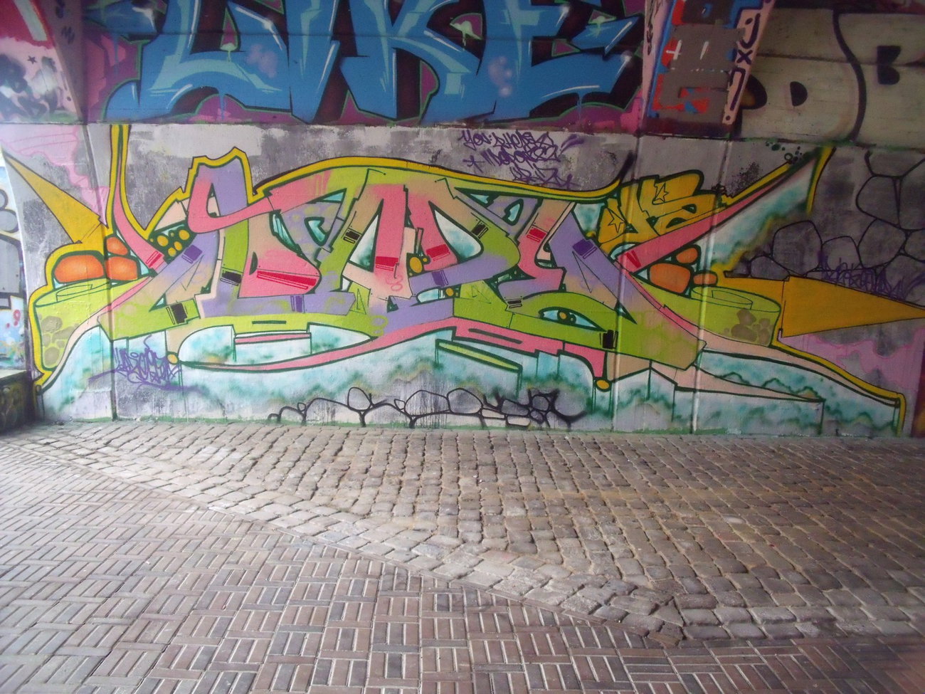 Graffiti Wall - Photo by DAZE95 - Rheine, Fame, DAZE (2015)