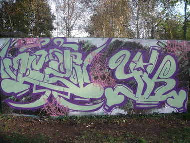 Graffiti Wall - Photo by DAZE95 - Rheine, Fame, DAZE (2014)