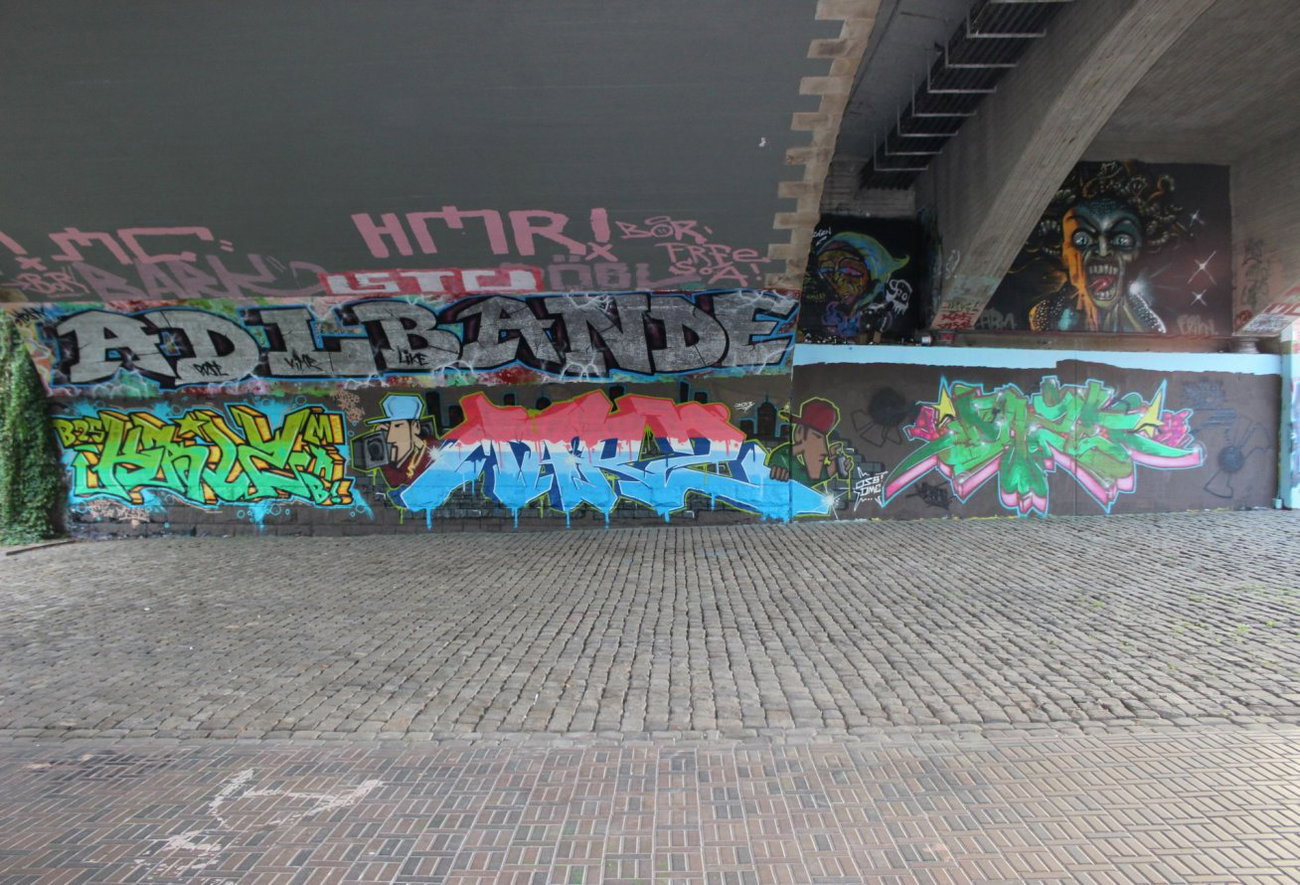 Graffiti Wall - Photo by DAZE95 - Rheine, Fame, DAZE (2013)