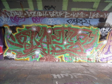Graffiti Wall - Photo by DAZE95 - Rheine, Fame, DAZE (2014)