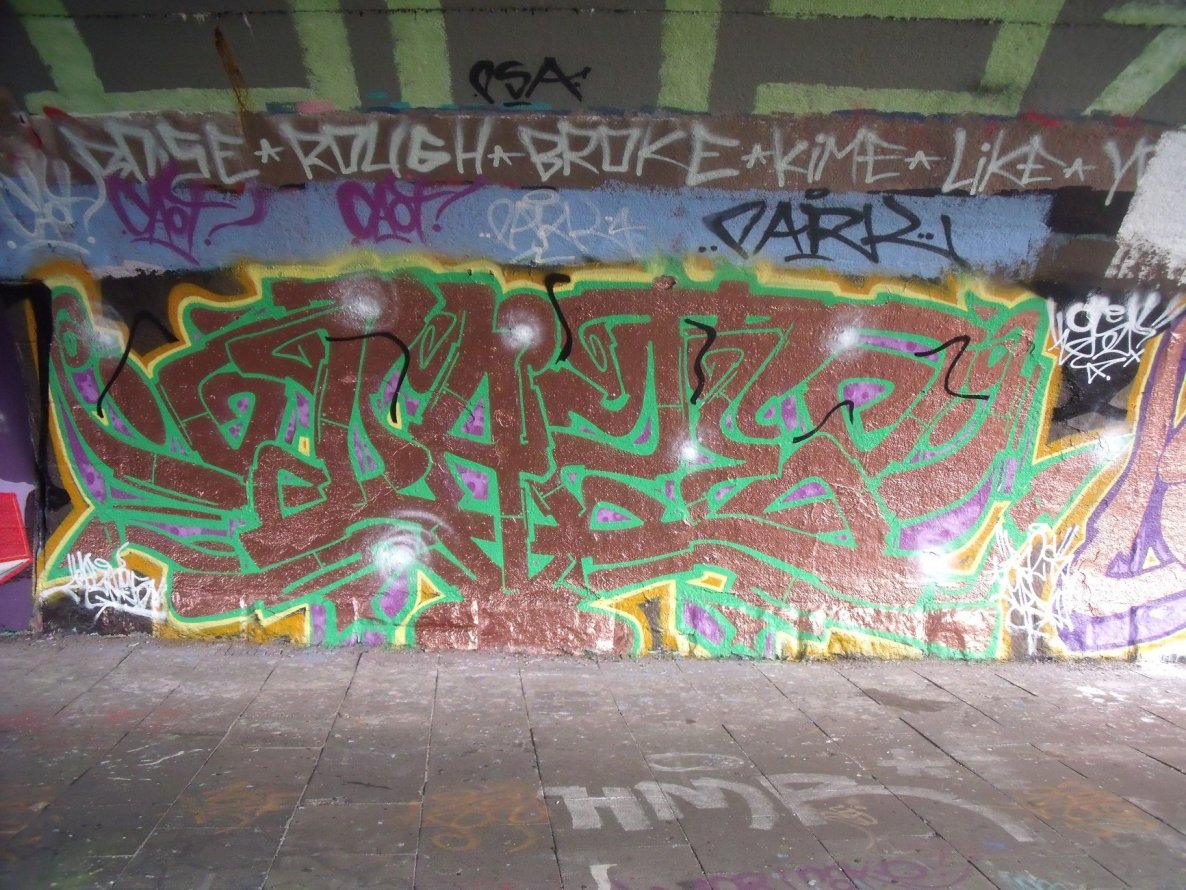 Graffiti Wall - Photo by DAZE95 - Rheine, Fame, DAZE (2014)