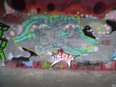 Graffiti Wall - Photo by DAZE95 - Rheine, Fame, DAZE (2016)
