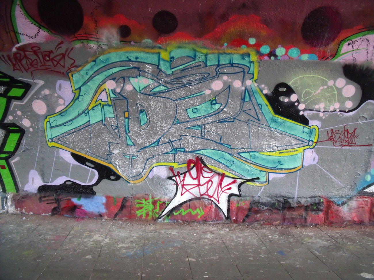 Graffiti Wall - Photo by DAZE95 - Rheine, Fame, DAZE (2016)