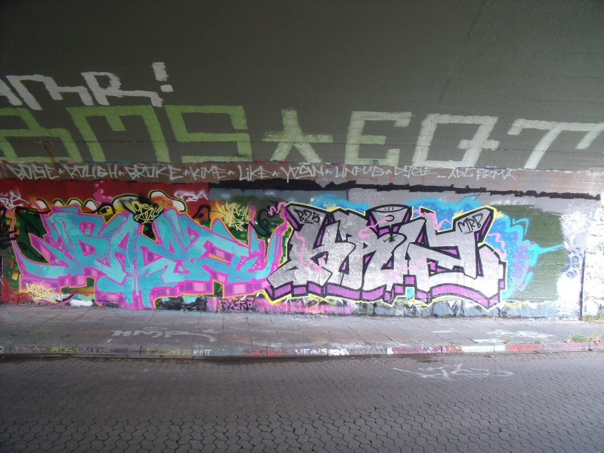 Graffiti Wall - Photo by DAZE95 - Rheine, Fame, DAZE (2014)