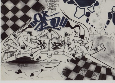 Graffiti Wall - Photo by DAZE95 - Sketch, DAZE, 95 (2015)