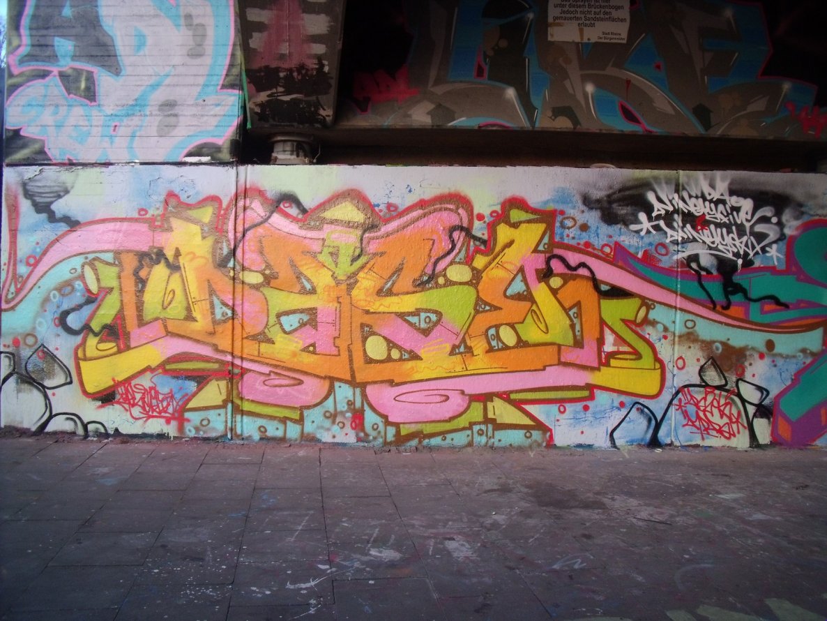Graffiti Wall - Photo by DAZE95 - Rheine, Fame, DAZE (2015)