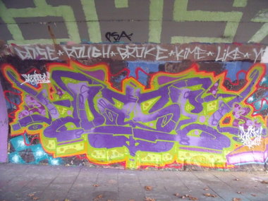 Graffiti Wall - Photo by DAZE95 - Rheine, Fame, DAZE (2014)