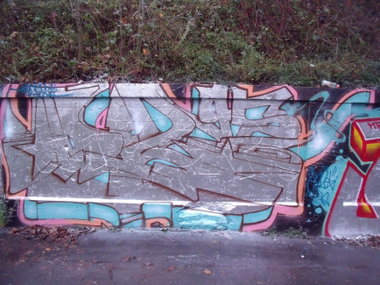 Graffiti Wall - Photo by DAZE95 - Münster, Titus, Outlet (2015)