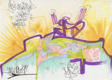 Graffiti Sketch - Photo by DAZE95 - Sketch, DAZE, 95 (2015)