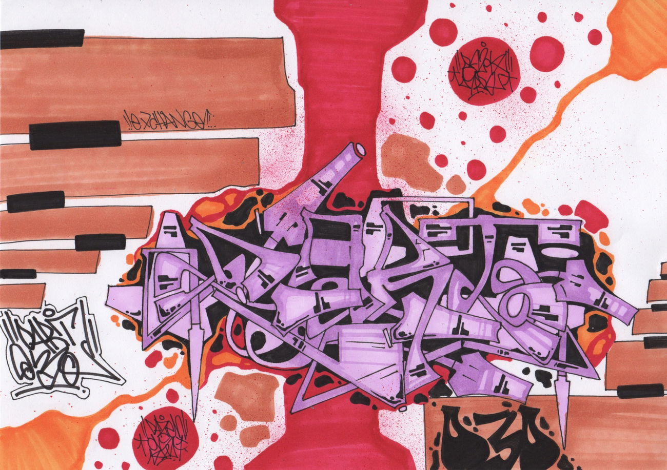 Graffiti Sketch - Photo by DAZE95 - Sketch, DART, 030 (2017)