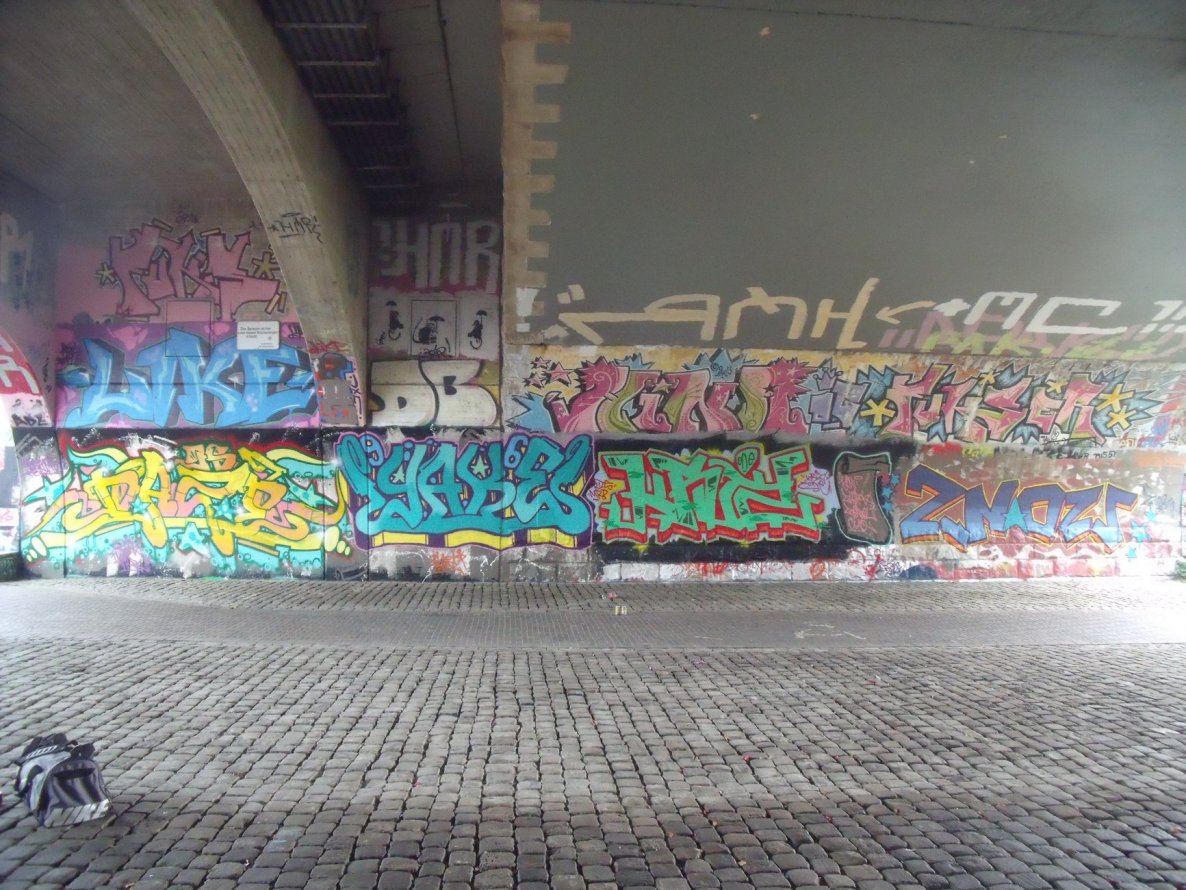 Graffiti Wall - Photo by DAZE95 - Rheine, Fame, DAZE (2014)