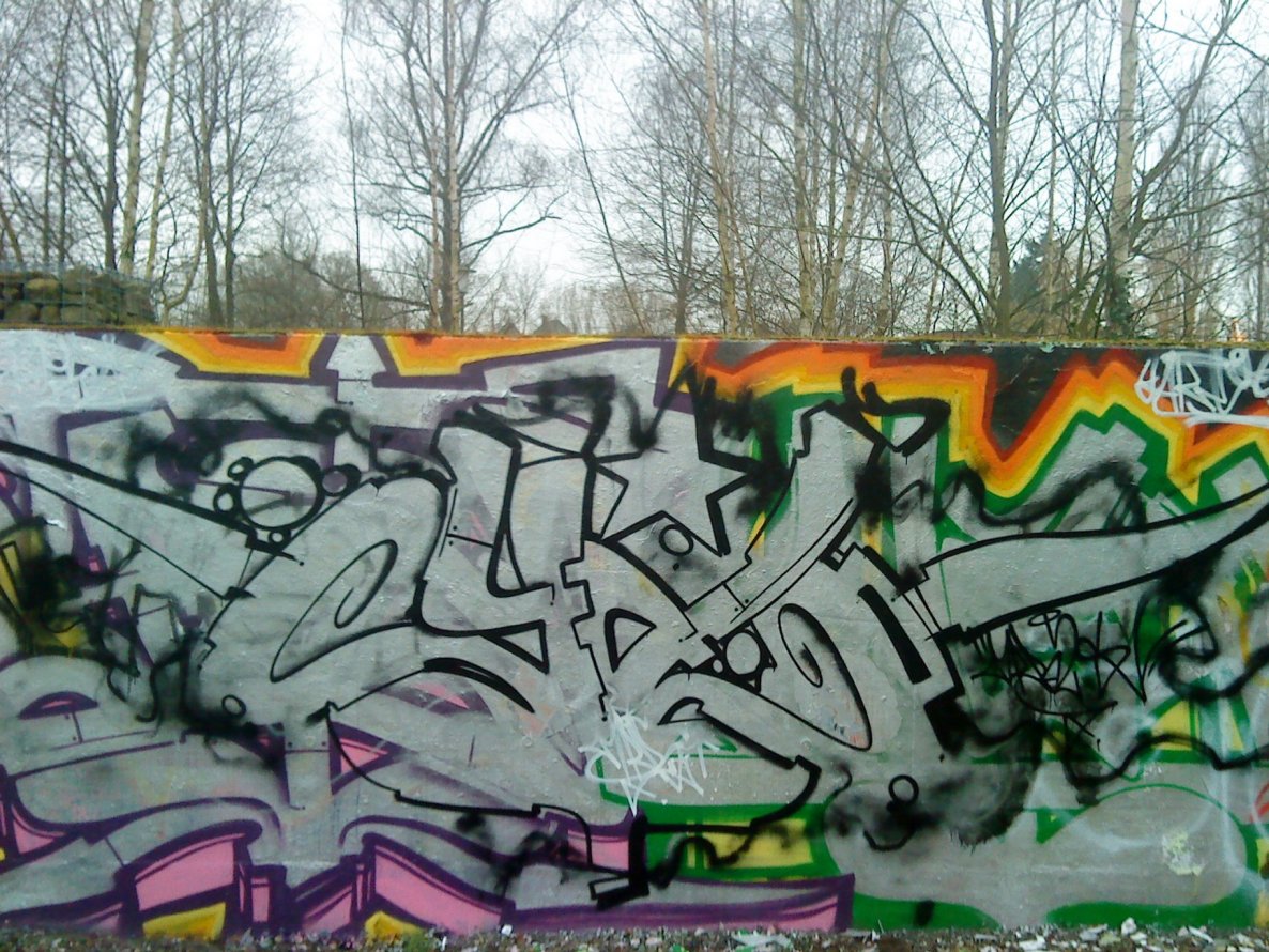 Graffiti Wall - Photo by DAZE95 - Emsdetten, Skaterpark, DAZE (2015)