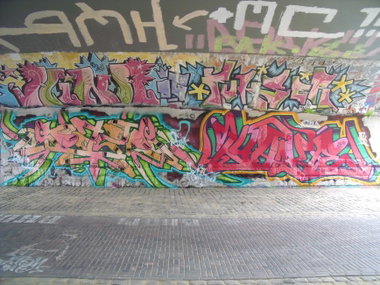 Graffiti Wall - Photo by DAZE95 - Rheine, Fame, DAZE (2015)