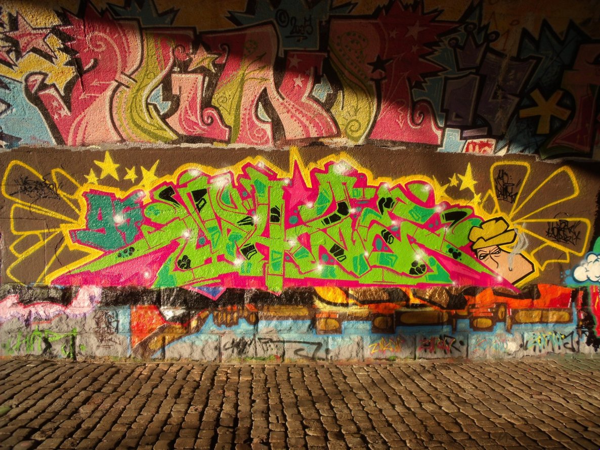 Graffiti Wall - Photo by DAZE95 - Rheine, Fame, DAZE (2013)