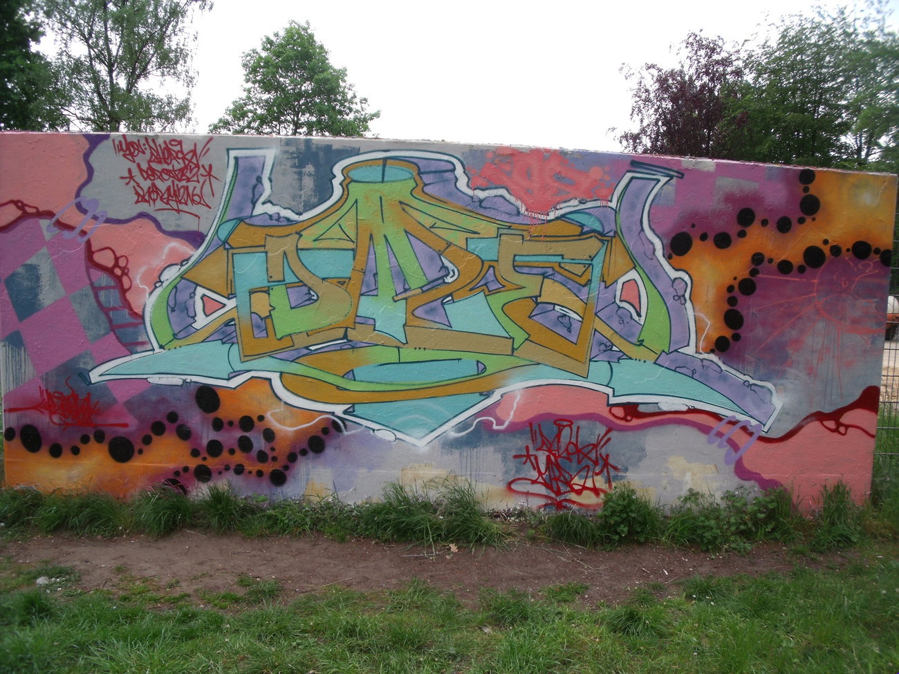 Graffiti Wall - Photo by DAZE95 - Emsdetten, Skatepark, Fame (2016)
