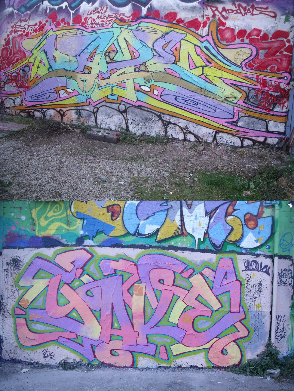 Graffiti Wall - Photo by DAZE95 - Münster, Hawerkamp, Fame (2015)