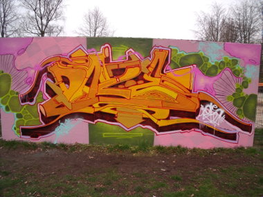 Graffiti Wall - Photo by DAZE95 - Emsdetten, Skaterpark, DAZE (2016)