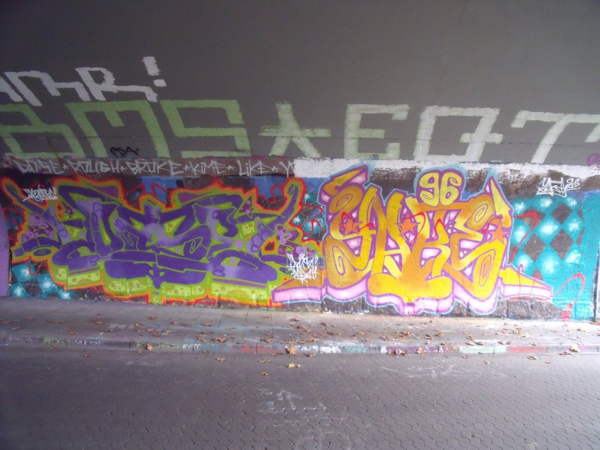 Graffiti Wall - Photo by DAZE95 - Rheine, Fame, DAZE (2014)