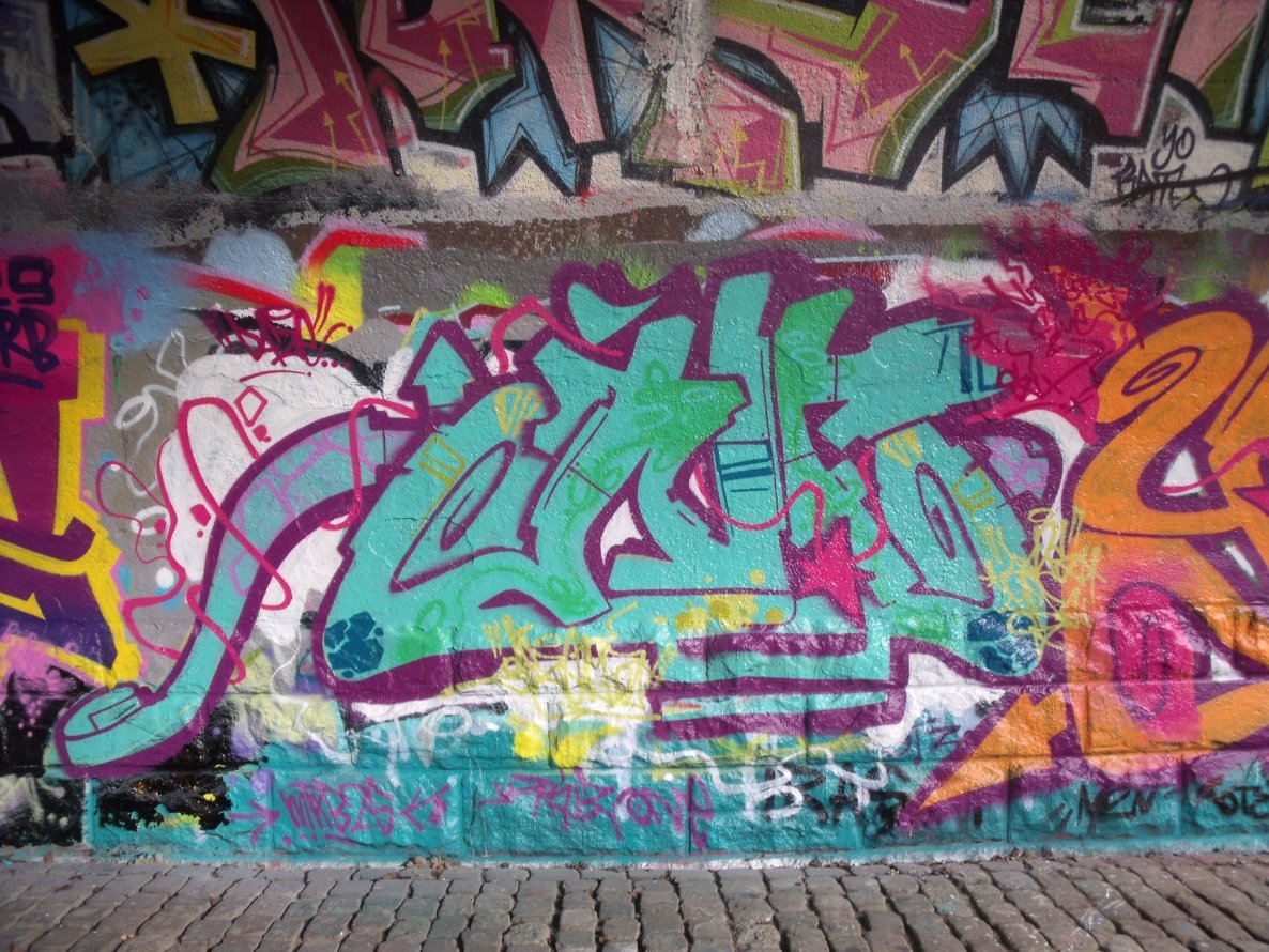 Graffiti Wall - Photo by DAZE95 - Rheine, Fame, DAZE (2014)