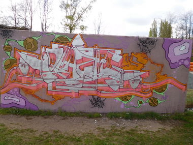 Graffiti Wall - Photo by DAZE95 - Emsdetten, Skatepark, Fame (2017)