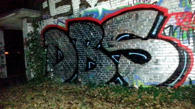 Graffiti Bombing - Photo by DBScrue - DBS, Crew, DieBrandStifter (2014)