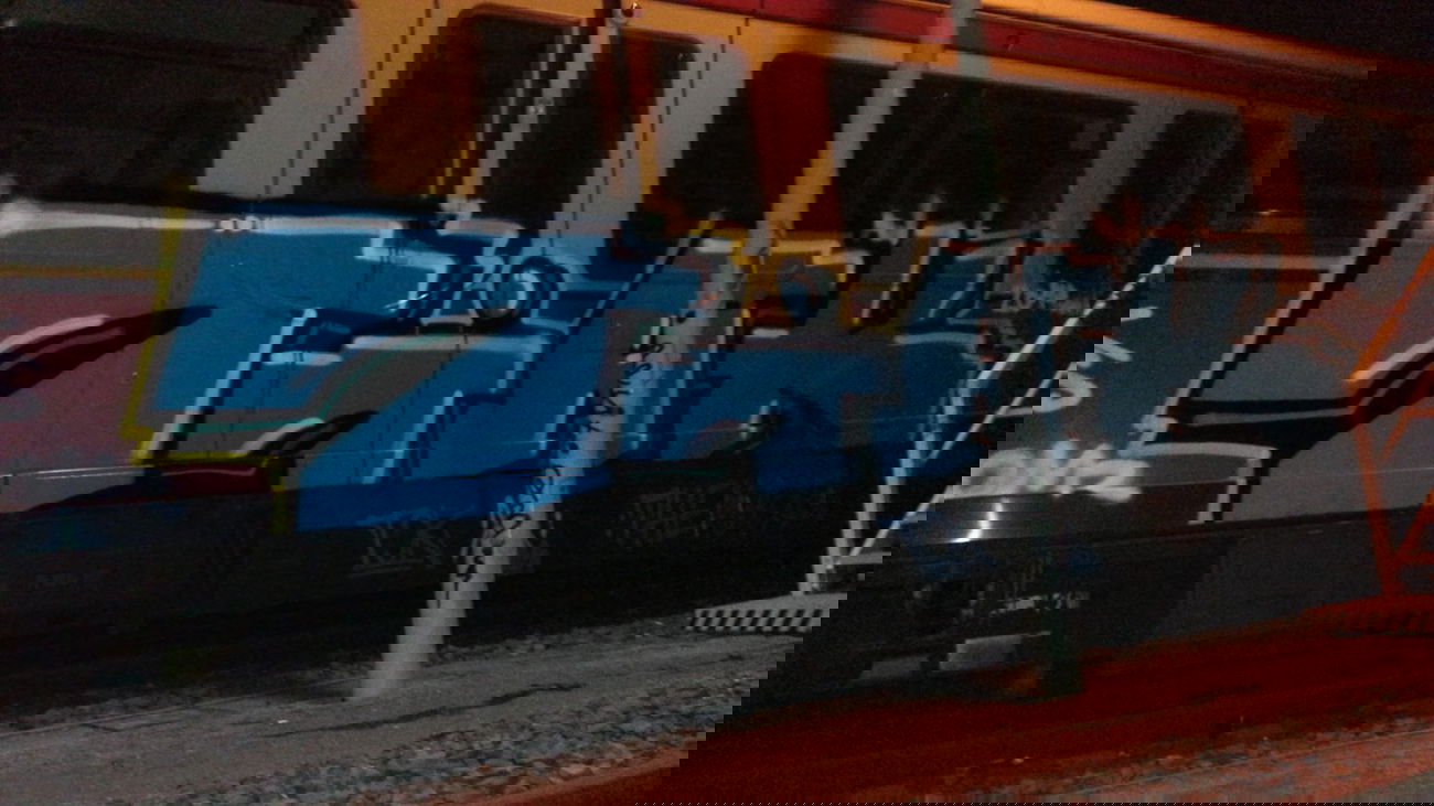 Graffiti Train - Photo by DBScrue - Tiak, DBS, Crew (2014)