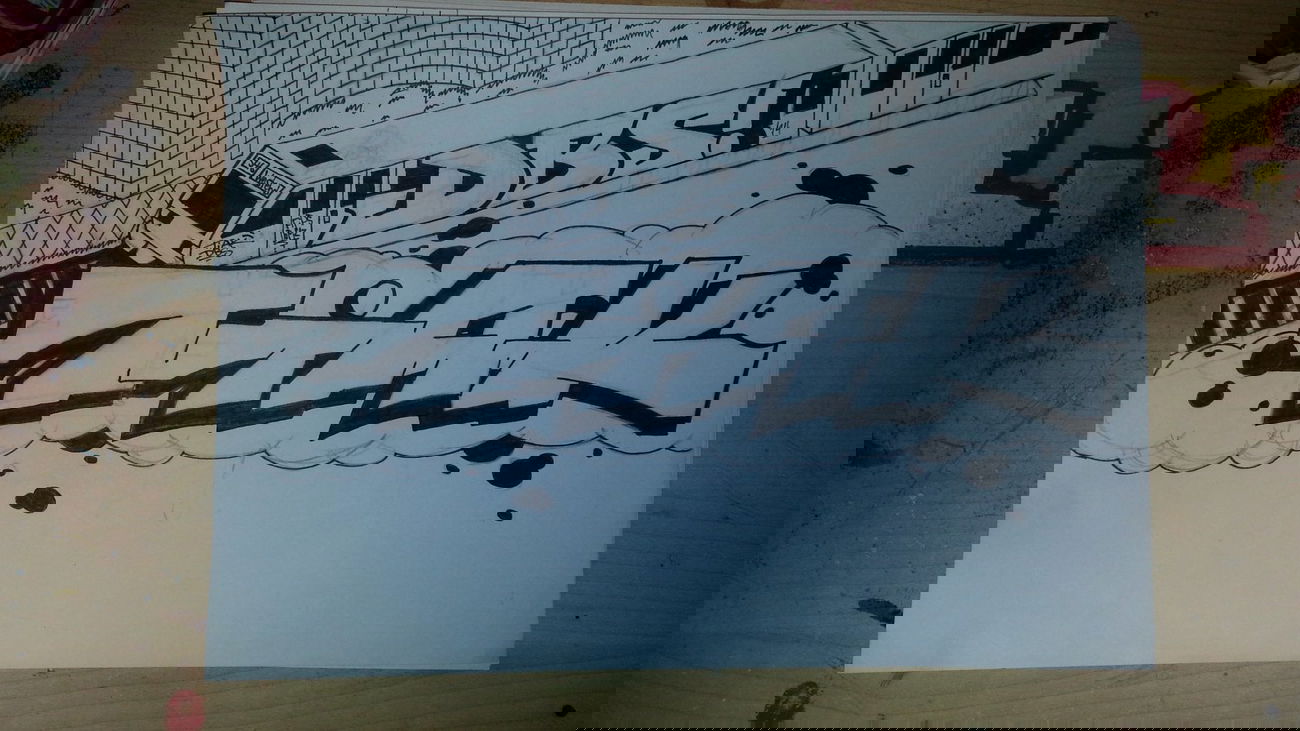 Graffiti Sketch - Photo by DBScrue - Tiak, DBS, Crew (2014)