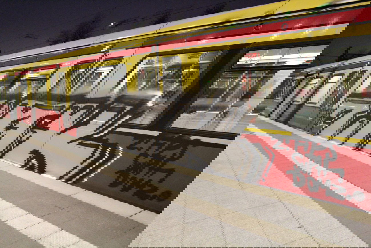 Graffiti Train - Photo by DBScrue - Tiak, Train, Bombing (2014)