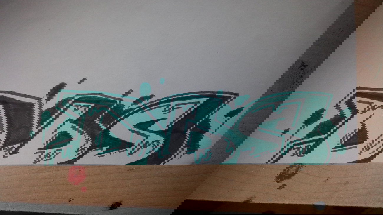 Graffiti Sketch - Photo by DBScrue - DBS, Crew, Tiak (2014)