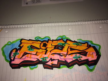 Graffiti Sketch - Photo by DBScrue - Fips, DBS, Crew (2014)