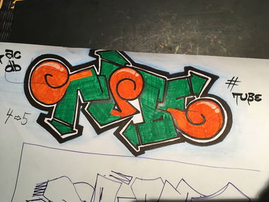 Graffiti Wall - Photo by DBinkACfake