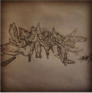 Graffiti Sketch - Photo by DEA (2018)