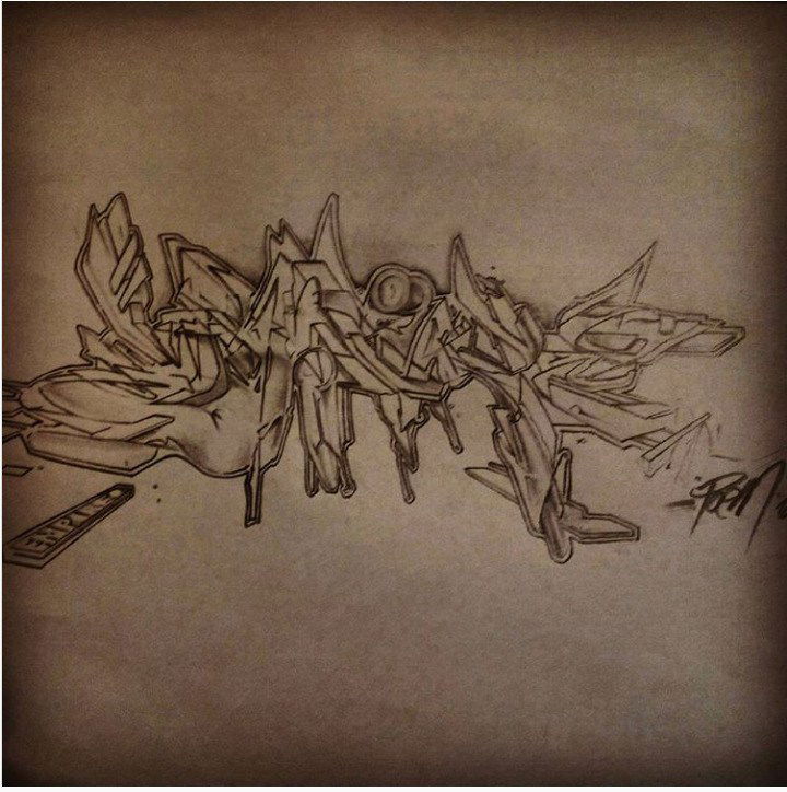 Graffiti Sketch - Photo by DEA (2018)