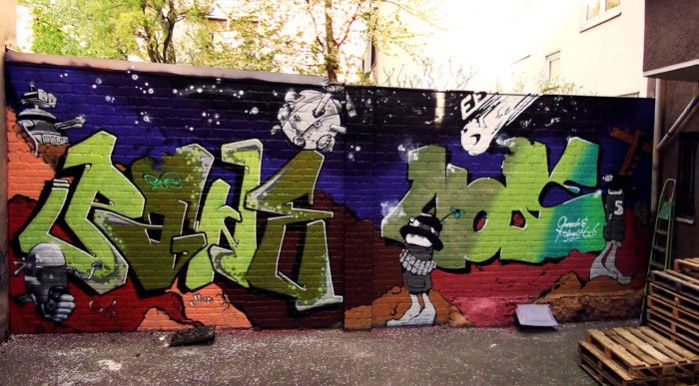 Graffiti Wall in Köln - Photo by DEDICATED - dedicated, store, cologne