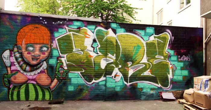 Graffiti Wall in Köln - Photo by DEDICATED - dedicated, store, cologne