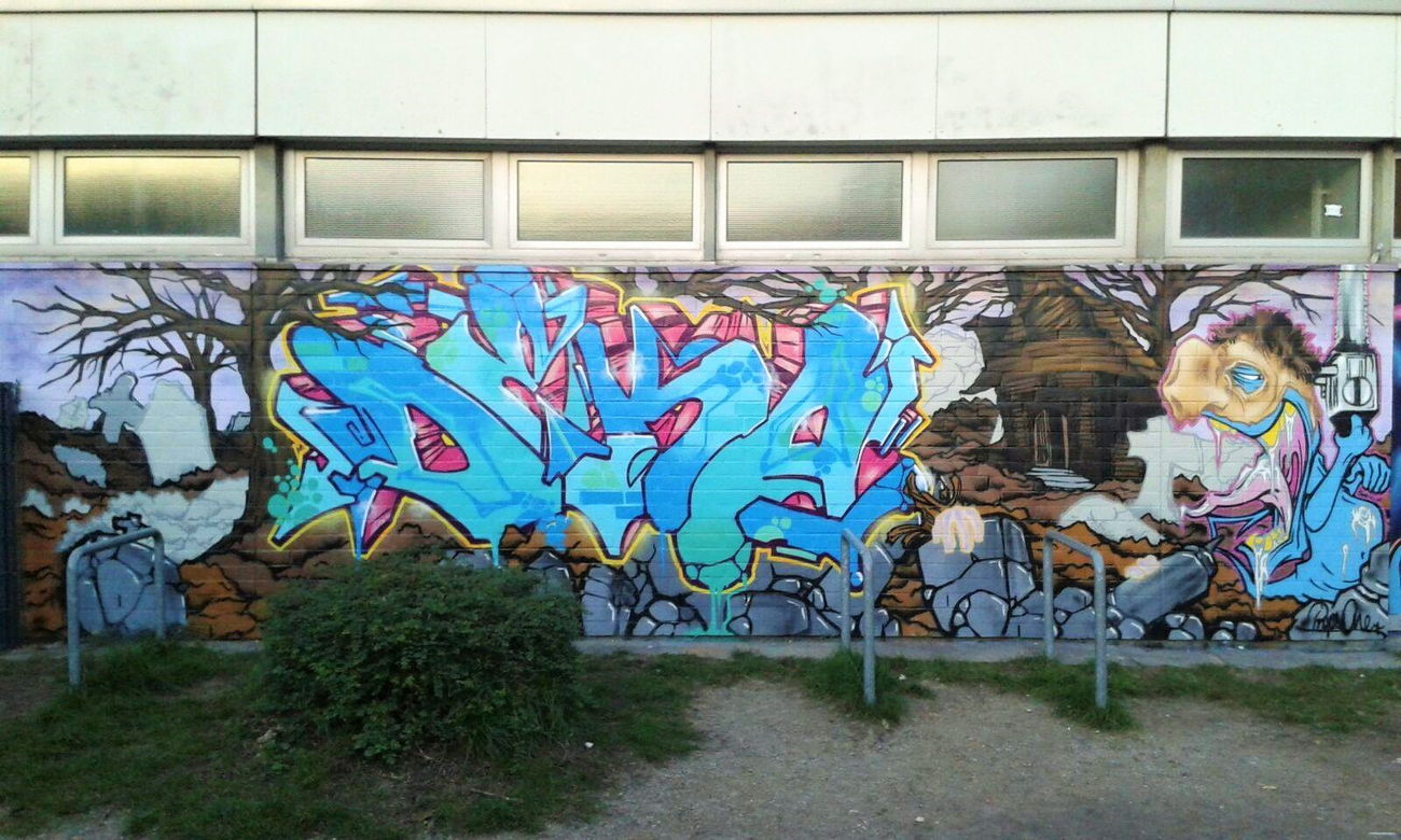 Graffiti Wall - Photo by DEKA - helloween, deka, propsone
