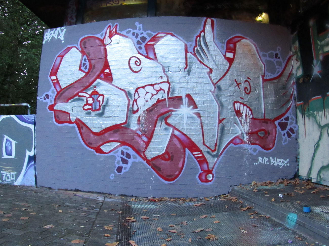 Graffiti Wall - Photo by DEKA - GOOD, EVIL (2015)