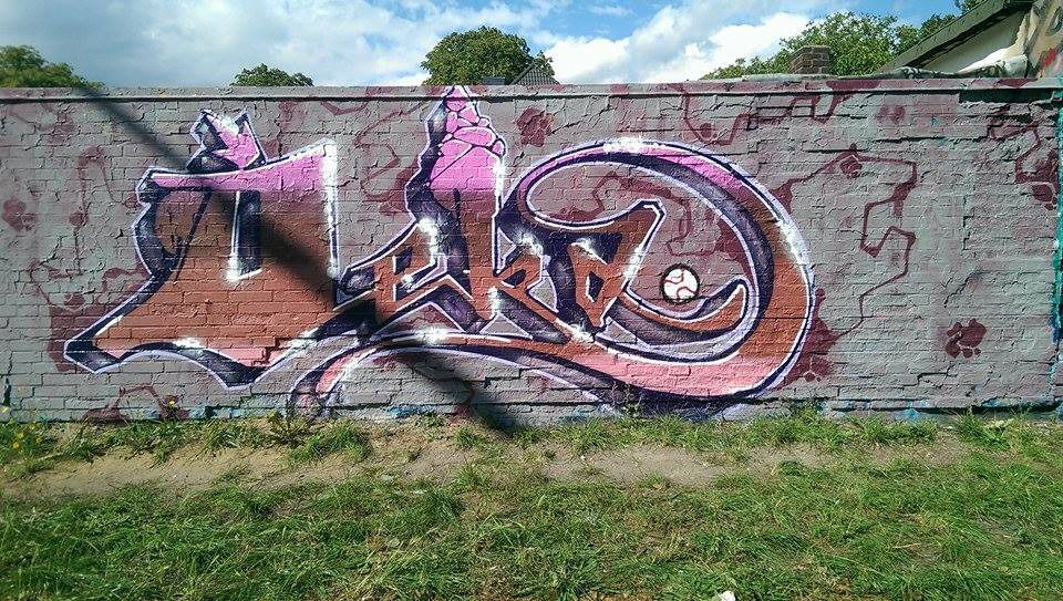 Graffiti Wall in Hamburg - Photo by DEKA - BallinOut, GraffSport, Logo