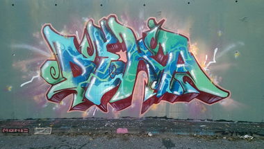 Graffiti Wall in Hamburg - Photo by DEKA - LiveWire, deka, 2015 (2015)