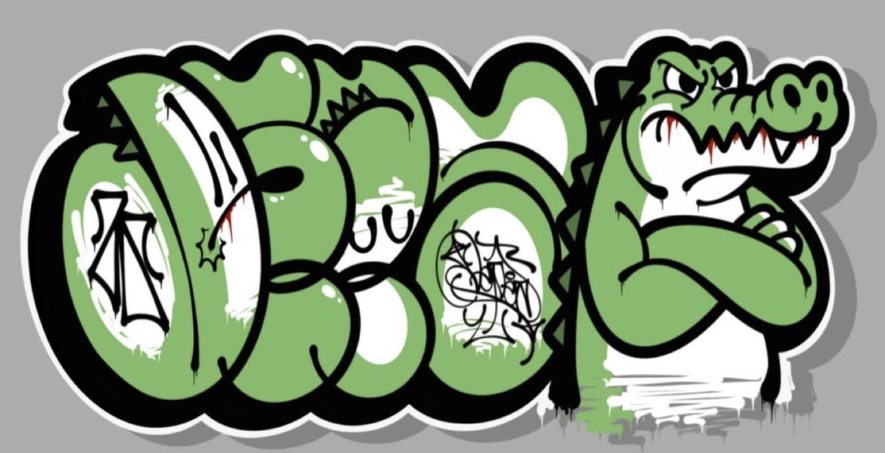 Graffiti Bombing in Fenioux - Photo by DEP (2025)
