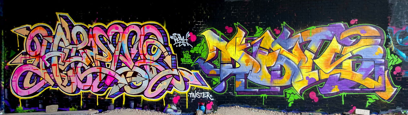 Graffiti Wall - Photo by DETS - dets, rsk, chameleons (2020)
