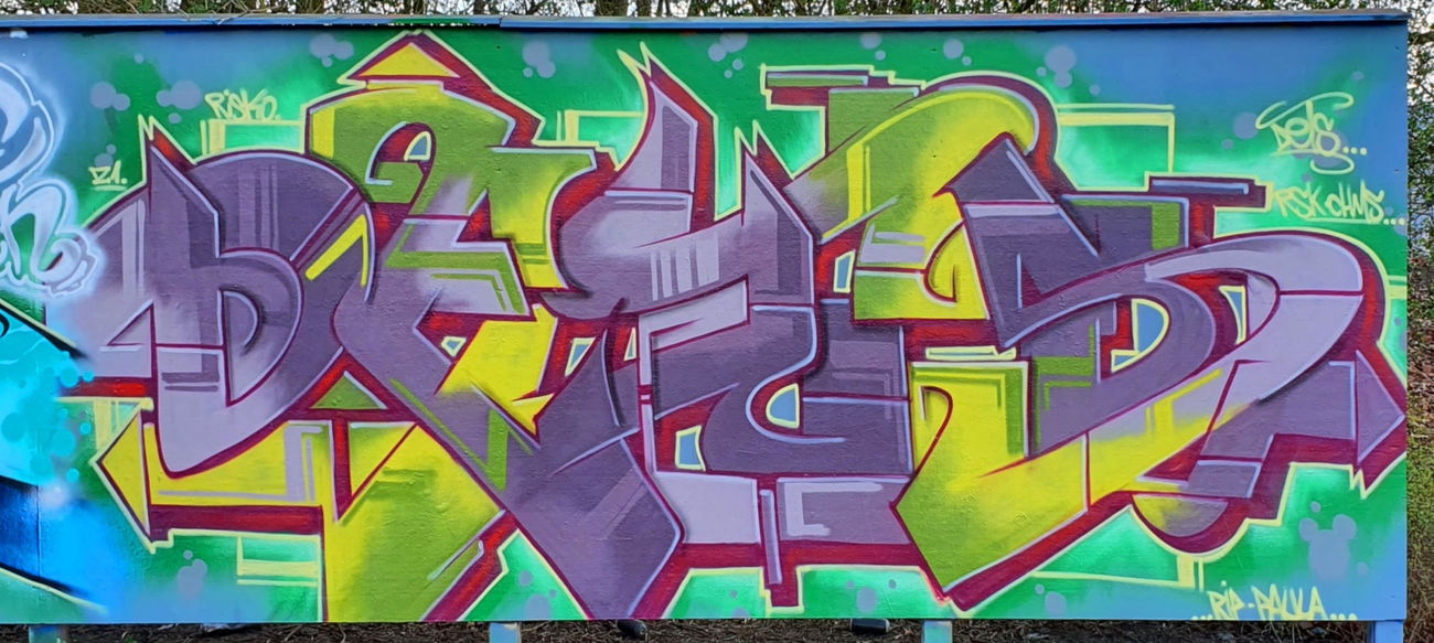 Graffiti Wall in Hamburg - Photo by DETS - dets, real, street (2021)