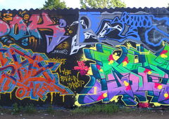 Graffiti Wall - Photo by DETS - dets, hamburg, rsk (2019)