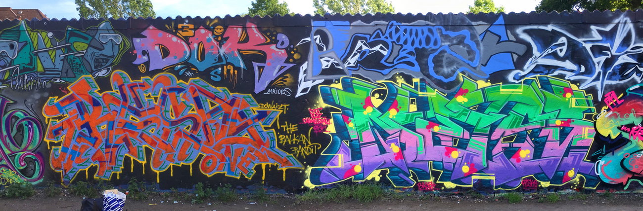 Graffiti Wall - Photo by DETS - dets, hamburg, rsk (2019)