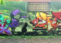 Graffiti Wall - Photo by DETS - dets, -mutch(charry), - (2017)