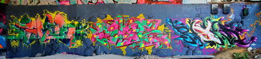 Graffiti Wall - Photo by DETS - dets, rsk, chameleons (2020)