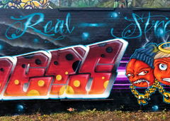 Graffiti Wall - Photo by DETS - dets, (charry, imun) (2017)