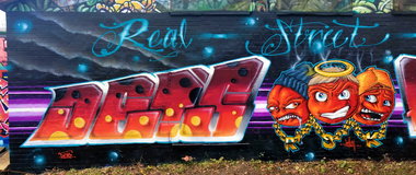 Graffiti Wall - Photo by DETS - dets, (charry, imun) (2017)