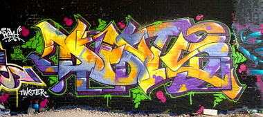 Graffiti Wall - Photo by DETS - dets, rsk, chameleons (2020)