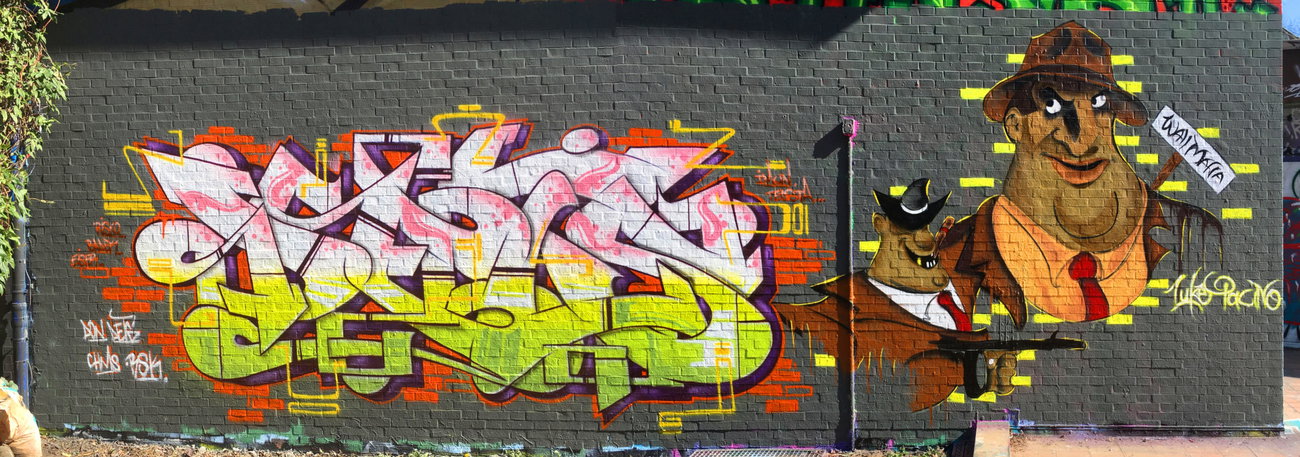 Graffiti Wall - Photo by DETS - dets, rsk, luke (2020)